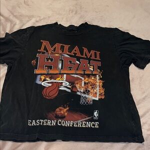 Abercrombie & Fitch Miami Heat Black Tee